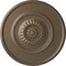 Ekena Millwork Wigan Ceiling Medallion, Hand-Painted Warm Silver, 29 3/4"OD x 1 1/2"P CM29WGWSS - alternate 1